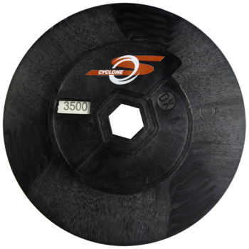 5″ Cyclone S Hybrid Wheel 120 Grit, Snail Lock,15mm (CSH50120)