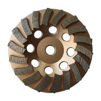 4.5" Diamond Grinding Wheels for Concrete or Masonry, 18 Turbo Segments, 30/40 Grit, Medium Bond, 5/8"-11 Arbor