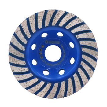 HIGHDRIL Concrete Diamond Grinding Cup Wheel 4-1/2" Turbo Cup Wheel for Cutting,Grinding,Shaping Concrete Marble Granite Brick