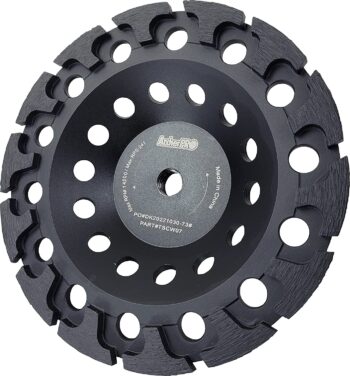 Archer PRO Aggressive 7" in. T-Seg Diamond Grinding Wheel, Cup Wheel for Concrete Grinding. for use on Angle Grinder.