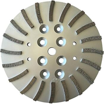 10" Concrete Diamond Grinding Disc Plate Edco, Blastrac, Husqvarna, 20 Turbo Segment, 30/40 Grit