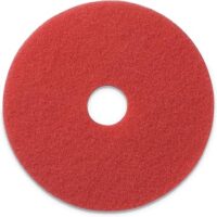 Americo Buffing Pads, 13" Diameter, Red, 5/Carton