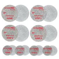 StonePro Elite Diamond Impregnated Pads (17 inch KIT Step 1, 2 & 3)