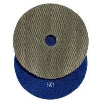 5" Electroplated Diamond Grinding/Polishing Pads for Concrete, Granite, Other Natural Stones and Pool Plaster, 50/60 Grit