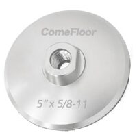 Aluminum Backer Pad, 5 Inch Hook and Loop Backing Pad, 5/8”-11 Threaded