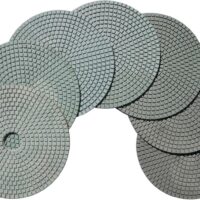 Stadea PPW266B Diamond Polishing Pads 7 Inch Set For Marble Concrete Stones Terrazzo Granite Floor Polishing